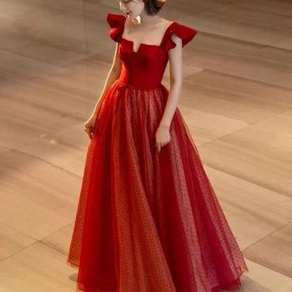 Summer, escape princess dress,red t..