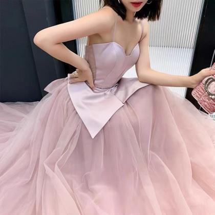 Style, Long Ball Gown Dress,noble Sexy Spaghetti..