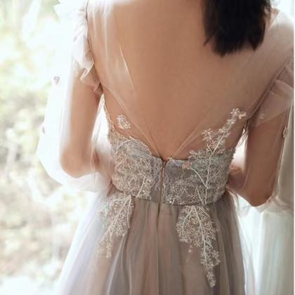 Summer, Fairy Party Dress, Cute Backless Dress..