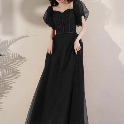Sexy Prom Dress,black Party Dress,off Shoulder..