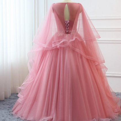 Quinceanera Dress, blush Pink Prom Dress Ball..