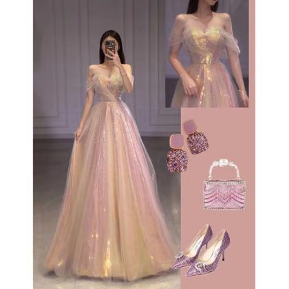 Fairy Evening Dress, Modern Party Dress, Off..