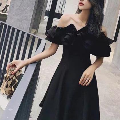 Off Shoulder Evening Gown,sexy Homecoming Dress,..