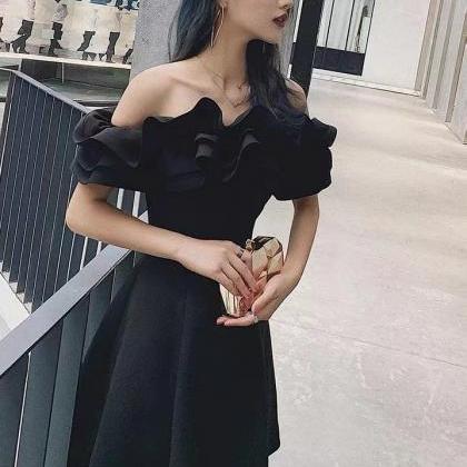 Off Shoulder Evening Gown,sexy Homecoming Dress,..