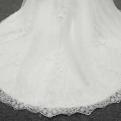 Strapless Prom Dress,white Bridal Dress,elegant..