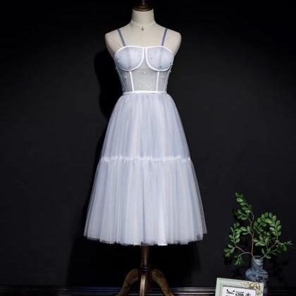 Blue Prom Dress, Fancy Princess Dress, Birthday..