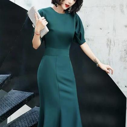 Fashion Green Prom Dresses, Sexy Evening Dress cc899