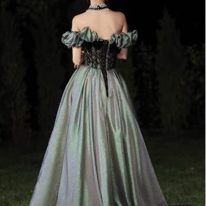 Luxury Prom Dress, Shiny Party Dress,off Shoulder..
