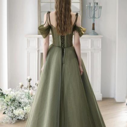 Green Prom Dresses, Halter Dresses, Fairy..