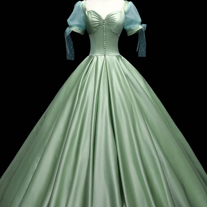Enchanted Emerald Evening Gown