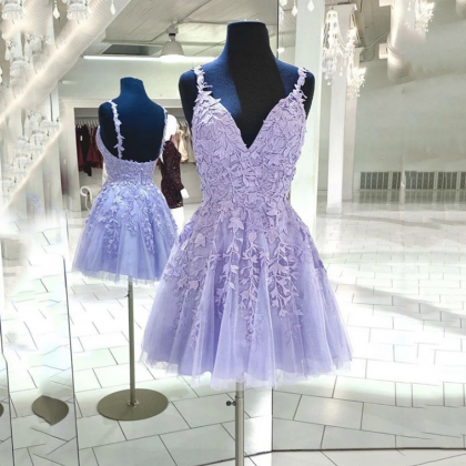 Purple Prom Dresses, Lavender Prom Dresses,..