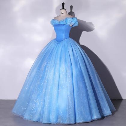 Fantasy Prom Dress, Princess Ball Gown Party Ress..