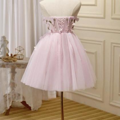 Pink Cute Party Dress, Girl’s Birthday Flower..