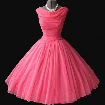 Pink Tulle Homecoming Dress, Beautiful Party Dress