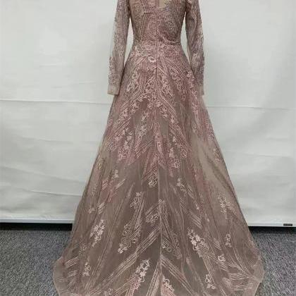 Beaded Vintage Long Prom Dress Retro Charming Evening Dress  fg8262 main image 1