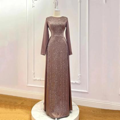 Elegant One Shoulder Appliqued Corset Maxi Dress Olive Green