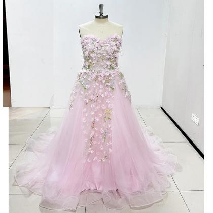 Effortless Textured Wavlynn Floral Knit Tulle Dress With Color Block Panels For Autumn Romance main image 1