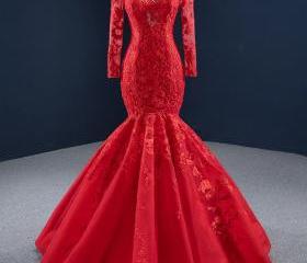 Ruched Mermaid Evening Gown by Royal Queen main image 0
