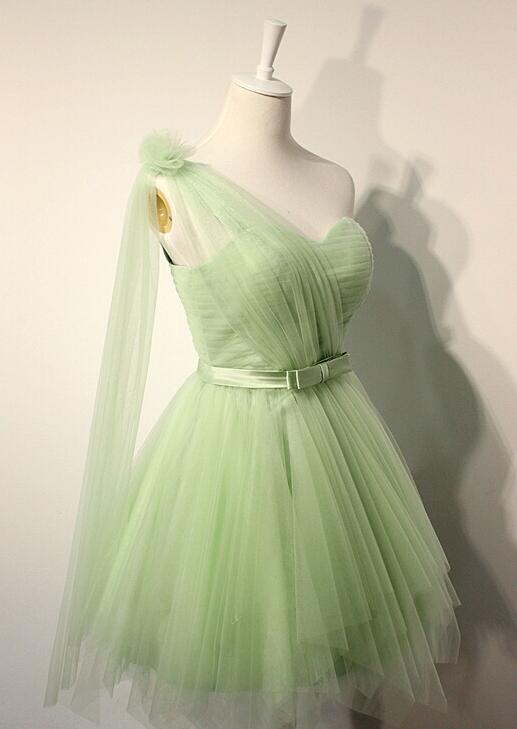 Charming Prom Dress,simple Prom Dress,tulle Prom Dress, Prom Dress,cute Prom Gown,organza Mini Prom Dress