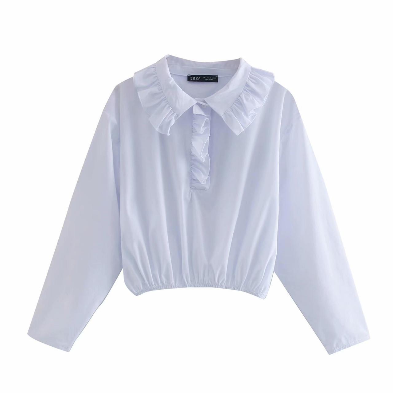 Autumn Women's Wear Is Versatile, Slim And Stylish, Stacked And Decorated Shirt