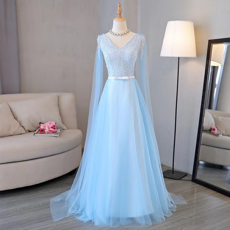 princess polly baby blue dress Wine Red Velvet Long Party Dress with Beadings 2025, Dark Red Velvet Bridesmaid Dress main image 0
