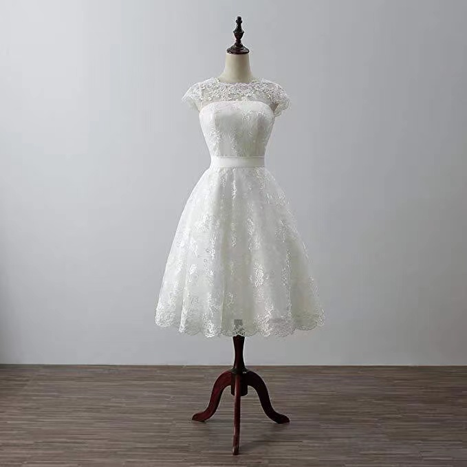 Lace Bridesmaid Dress ,short Homcoming Dress,custom Made