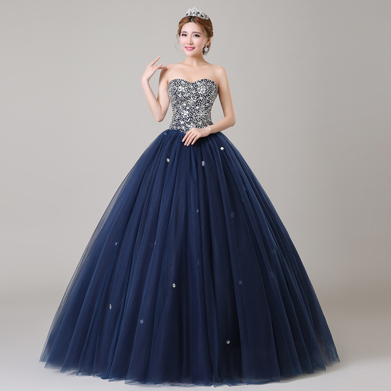 Strapless Prom Dress,beaded Ball Gown Dress,charming Evening Dress,custom Made