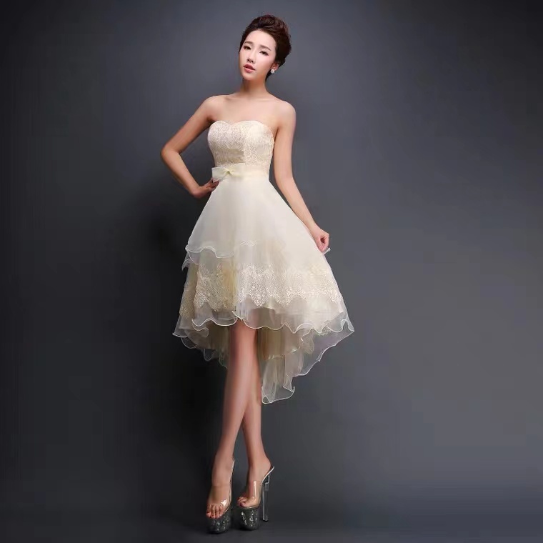 Strapless Homecoming Dress,high Low Dress ,sexy Party Dress,custom Made