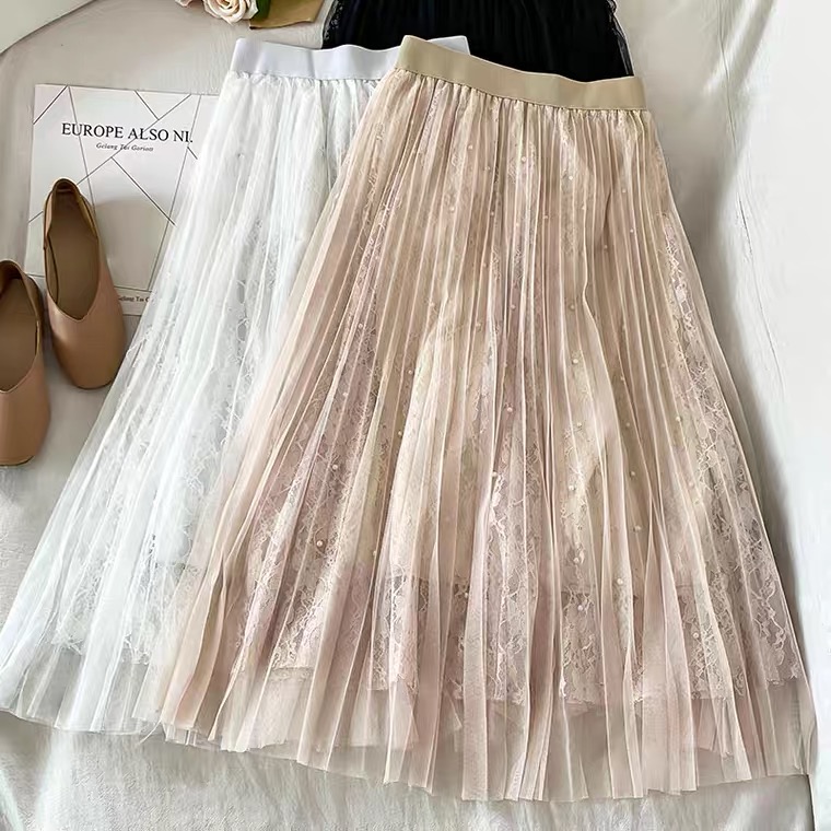 Starry Sky Skirt, Summer Tulle Skirt,lace Bouffant Skirt