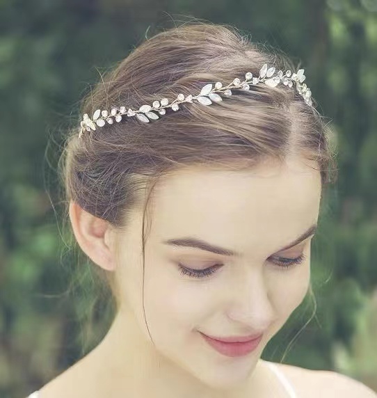 Water Diamond, Handmade Twist Plait, Fairy, Travel Shoot, Photo, Wedding Photo Bride Headdress, Hair Headband