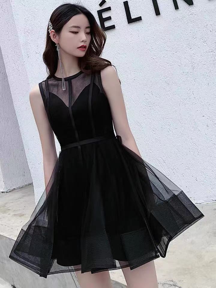 Little Black Tdress,sexy Homecoming Dress, Bouffant Dress,custom Made