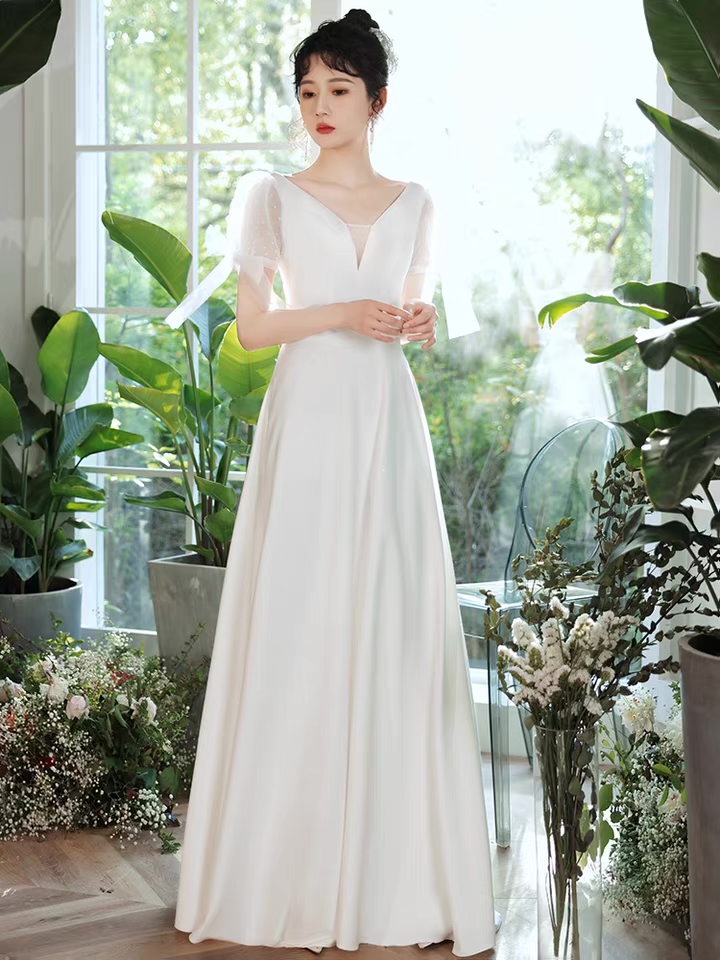 White Prom Dress, Birthday Princess Dress,custom Made