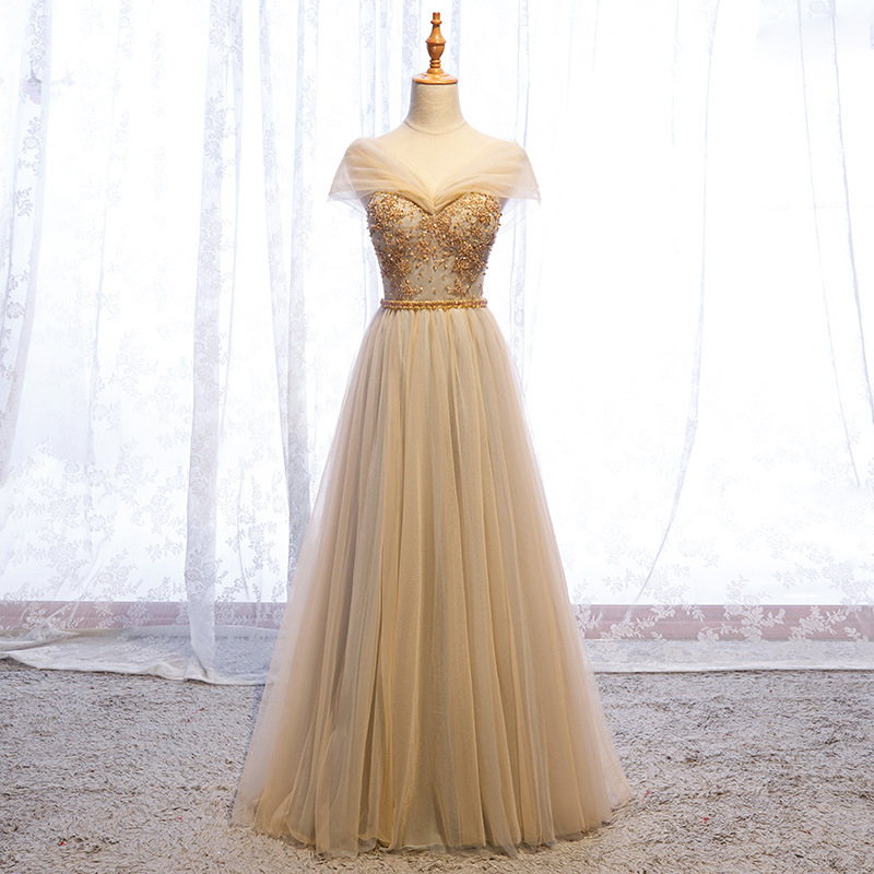 Long Party Dress, Strpaghetti Strap Fairy Bridesmaid Dress,custom Made