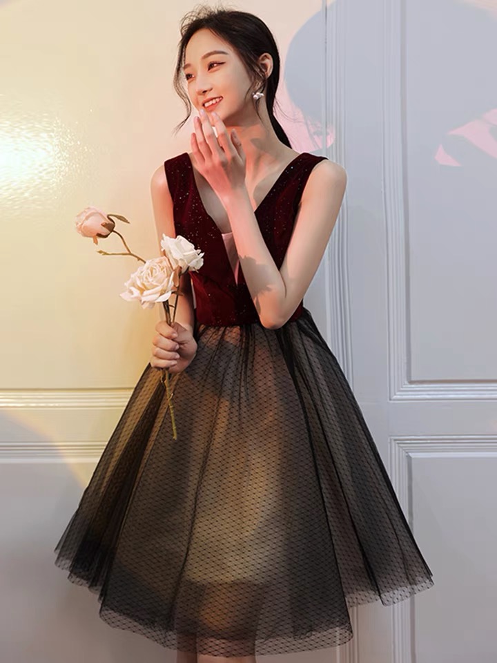 V Neck Homecoming Dress New Arrival Party Dress Y2230