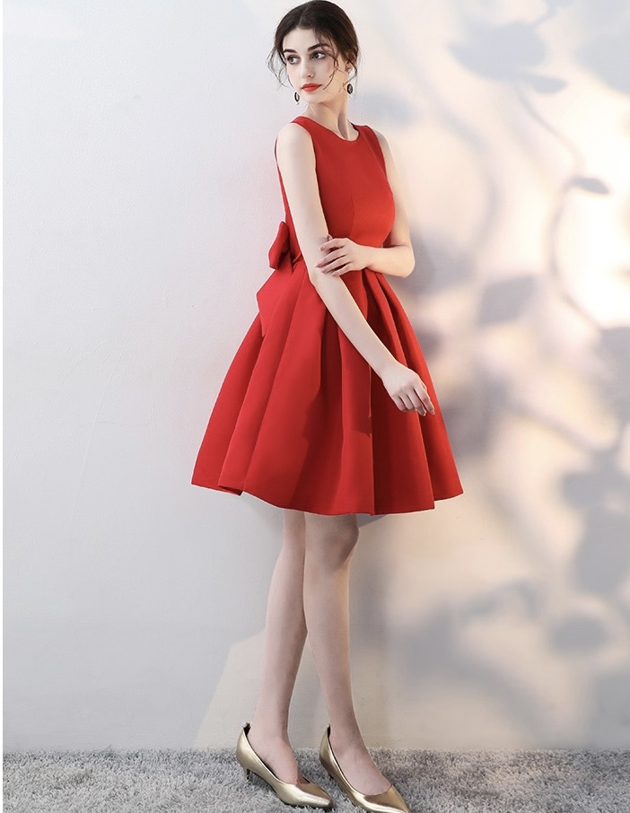 red birthday dress short Red Sexy Strapless Short Holiday Dress Velvet Lace Suspender Mini Birt –  ymprom main image 1