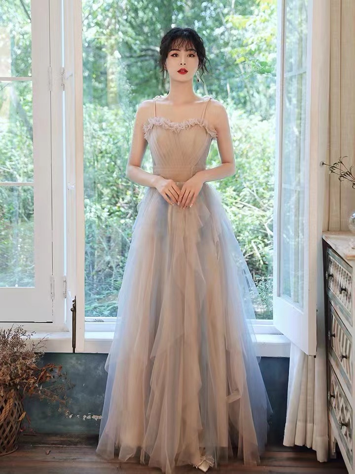Fairy Prom Dress,spaghetti Strap Party Dress,cute Birthday Dress,custom Made