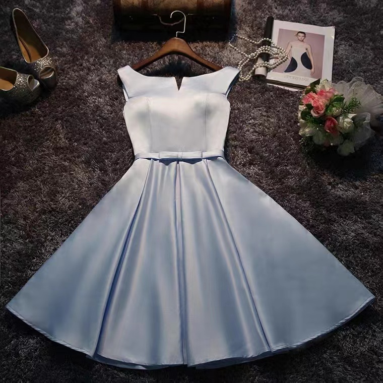 Simple , Sleeveless Party Dress,cute Homecoming Dress,custom Made
