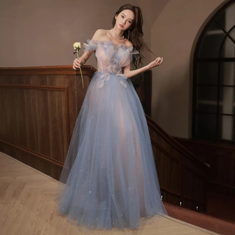 off shoulder lace prom dress Black Lace Long Sleeve Off Shoulder Lace Up Back Prom Dresses.PD00230 –  AlineBridal
