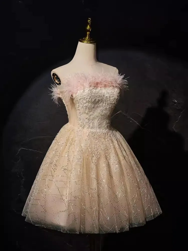 flared dress type Frills Flared Dress
