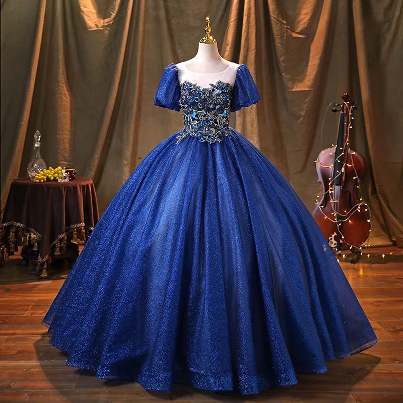 open lace back dress Amazon.com: CharmingBridal Cinderella Princess Dress Off Shoulder Ball Gown  Costume Quinceanera Dresses Aqua : Clothing, Shoes & Jewelry main image 1
