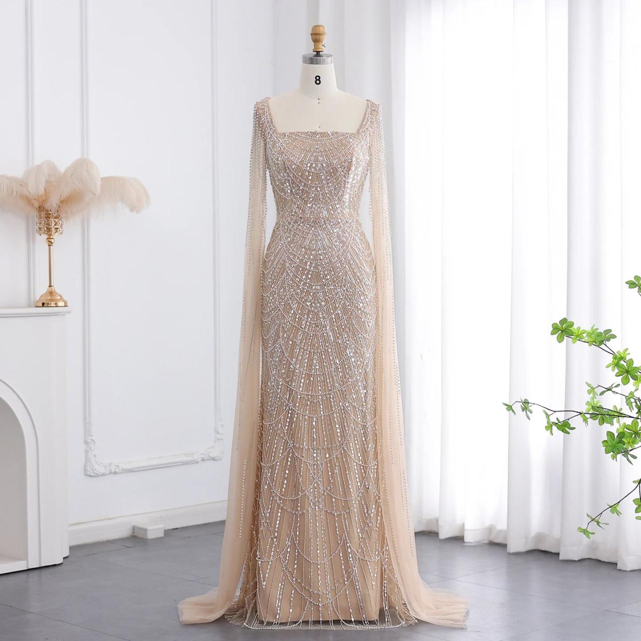 sachin and babi light blue dress Marienne Champagne Sequin Long Sleeve Mini Dress