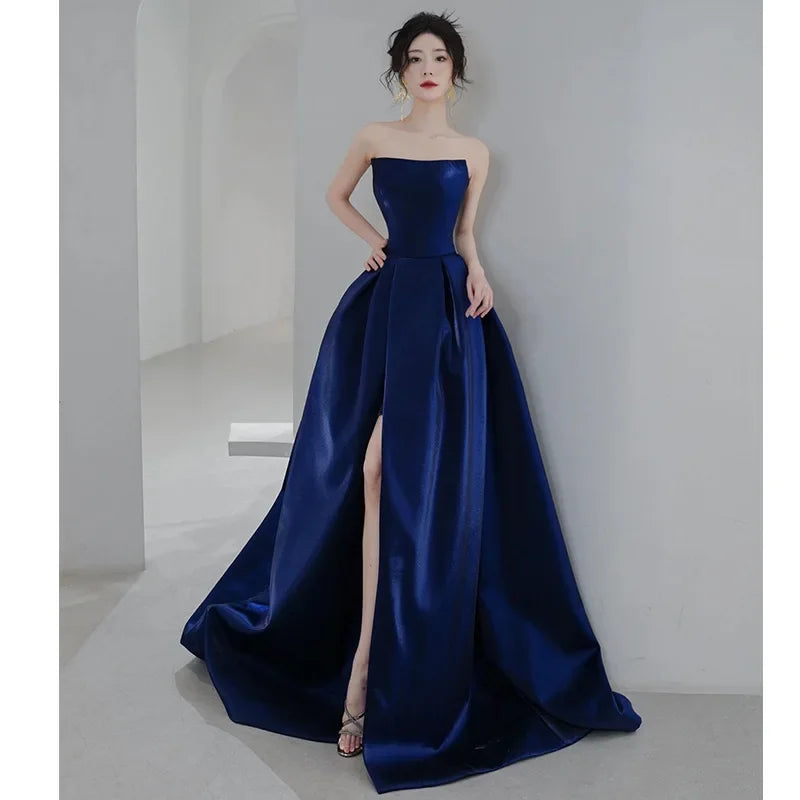 midnight blue silk dress Sutton 7 Drawer Dresser main image 1