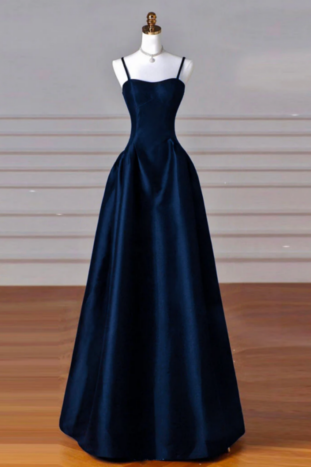 dark blue long dress Navy Burnout Floral Maxi | Womens | Medium (Also in XS, S, L, XL) | Lulus Exclusive | Blue Dresses | Prom Dresses line silhouette provides a flattering fit that cinches at the waist and gracefully flows down to the floor with an elegant sweep train A Line V Neck Navy