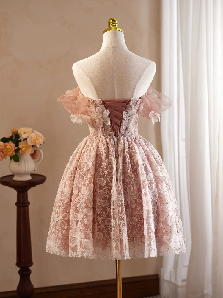 homecoming dresse Blush Homecoming Dresses,Homecoming Dress for Teens,Unique Homecoming main image 1