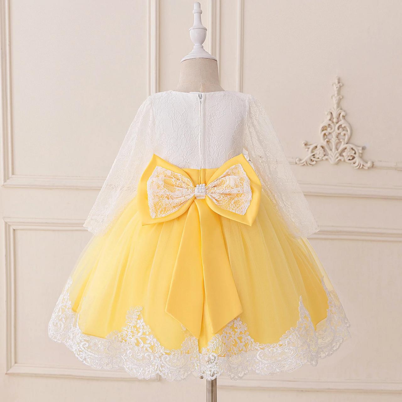 yellow toddler dress long sleeve Amazon.com: Pettigirl Girls Vintage Easter Yellow Summer Smocked Dresses  Kids Toddler Organza Sleeve Lace Embroidery Smock Clothes: Clothing, Shoes  & Jewelry
