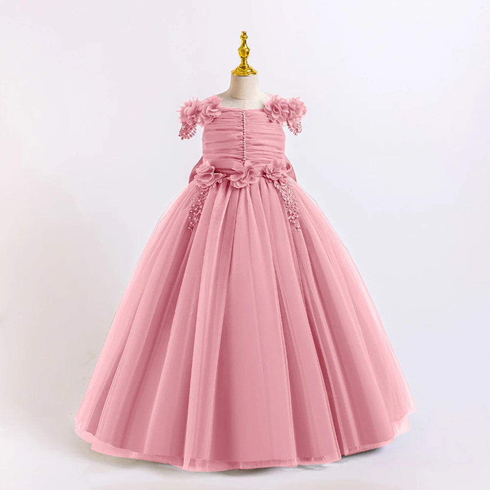 pink princess dress 3t Pink Tulle Princess Dress: Toddler Cinderella Costume