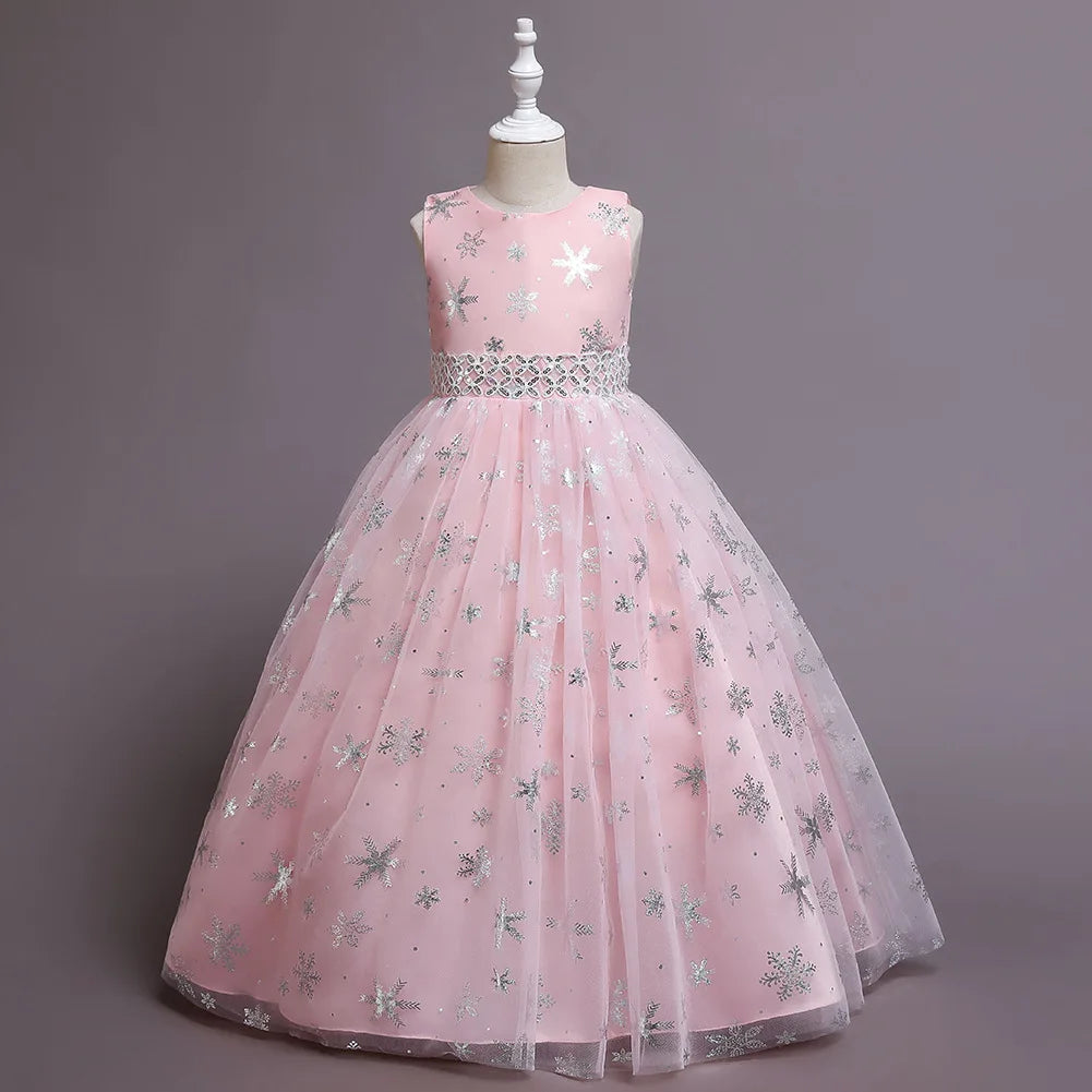 snowflake party dress Magical Costumes sequin-embellished Snowflake Dress | Blue