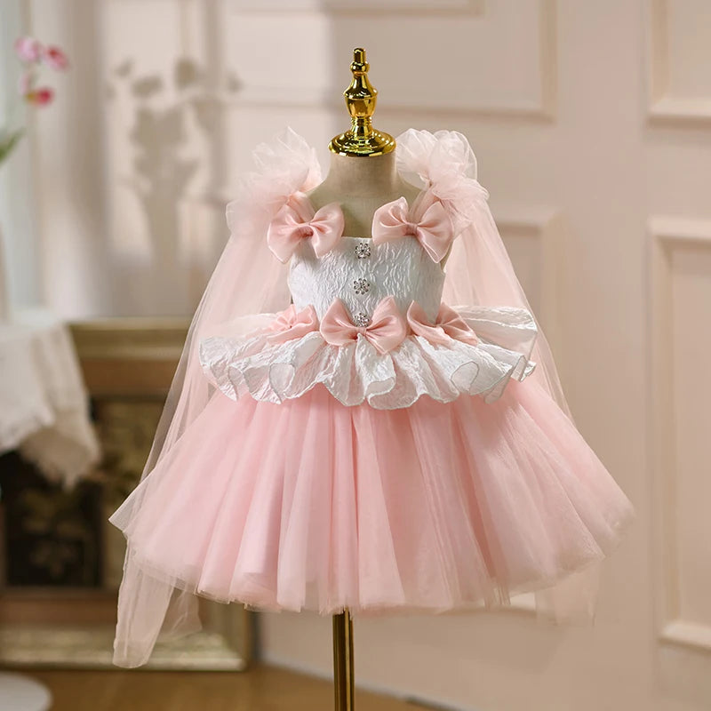 pink princess dress toddler Shop Peach Princess Dress, 1st Birthday Dress, Pink Tulle Flower Girl Dress,  Toddler Princess Gown Dress, Girl Tutu Dress, Formal Tulle Dress