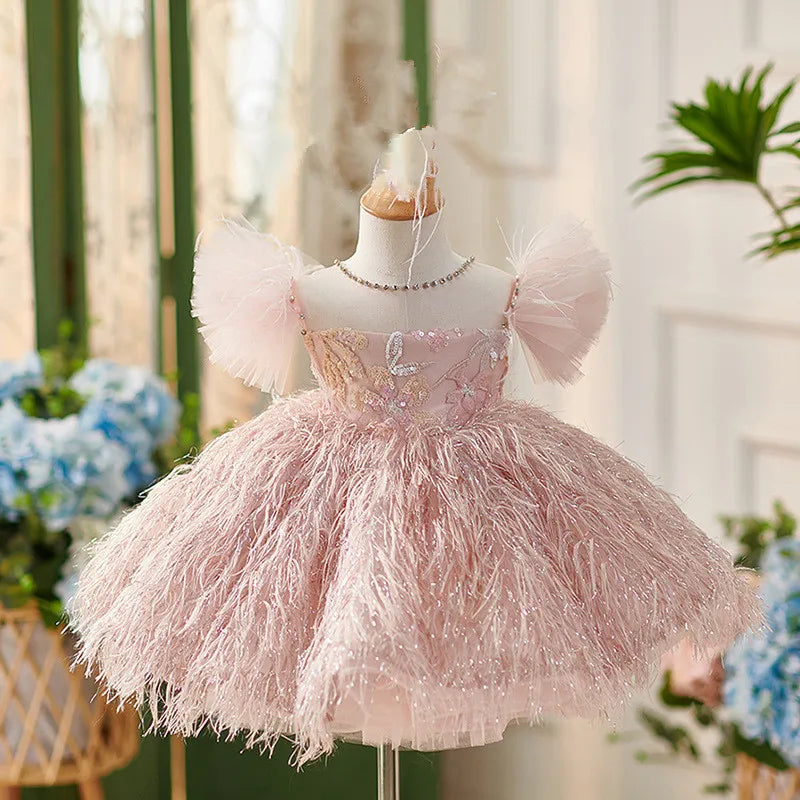 pink puffy dress costume Hfyihgf Womens Puffy Sleeve Prom Dress Off The Shouler Sweetheart Neck  Tulle Ball Gown A Line Princess Wedding Formal Evening GownsPink,M)