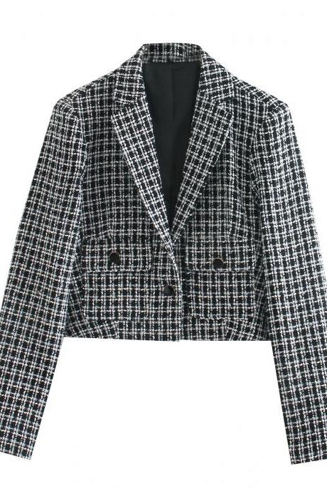 Autumn small fragrance wind lady's suit jacket